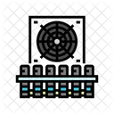 Cooling System Cryptocurrency Icon