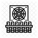 Cooling System Cryptocurrency Icon