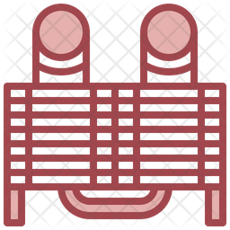 Cooling Tower Icon - Download in Dualtone Style