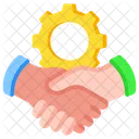 Cooperation Deal Agreement Icon