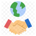 Cooperation Global Connection Icon