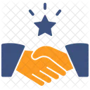Cooperation Handshake Business Teamwork Partner Deal Icon
