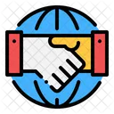 Cooperation Agreement Network Icon