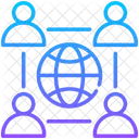 Cooperation Connection Networking Icon
