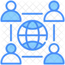 Cooperation Connection Networking Icon
