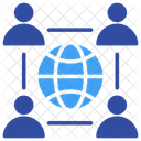 Cooperation Connection Networking Icon