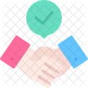 Cooperation Hands Handshake Icon
