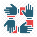 Cooperation Teamwork Business Icon