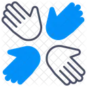 Cooperation Teamwork Business Icon