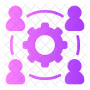 Cooperation Team Work Business And Finance Icon