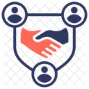 Cooperative Accord Accord Icône