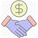 Cooperative Venture Lineal Color Icon Symbol