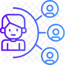 Coordenacao Trabalho Em Equipe Colaboracao Ícone