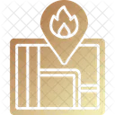 Coordinates Fire Map Icon