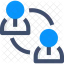 Coordination Employee Connecction Connection Icon