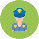 Cop Salute Policeman Icône