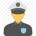 Policeman Hat Cap Icon