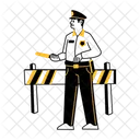 Cop Security Enforcement Icon