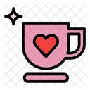 Taza de amor  Icono