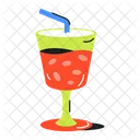 Copa De Coctel Copa De Coctel Sin Alcohol Bebida Refrescante Icono