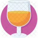 Copa De Vino Vidrio Agua Icono