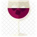 Vino Vidrio Beber Icono