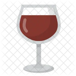 Copa de vino tinto  Icono