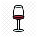 Copa de vino tinto  Icono