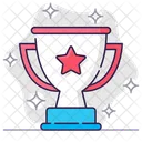 Copa Estrella Copa Ganadora Trofeo Estrella Icono