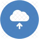 Copia De Seguridad Azul Nube Icono