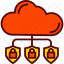 Copia De Seguridad Nube Computadora Icono