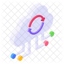 Respaldo en la nube  Icono