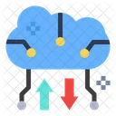 Copia De Seguridad En La Nube Computacion En La Nube Almacenamiento En La Nube Icon