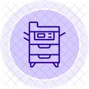 Copier Line Icon Icon