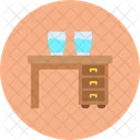 Copo De Agua Agua Vidro Icon