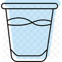 Copo De Agua Copo De Agua Tinta Ícone