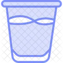 Copo De Agua Copo De Agua Tinta Ícone