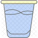 Copo De Agua Copo De Agua Tinta Ícone