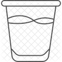 Copo De Agua Copo De Agua Tinta Ícone