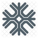 Copo De Nieve Ano Nuevo Invierno Icono