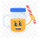 Copo de suco  Ícone