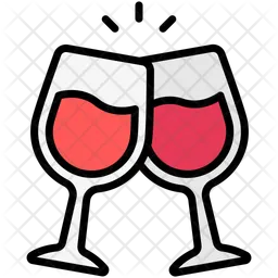 Copo de vinho  Ícone
