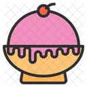 Coppa Di Gelato Panna Ciliegia Icon