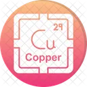 Copper Preodic Table Preodic Elements Icon