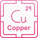 Copper Preodic Table Preodic Elements Icon