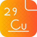 Copper Periodic Table Chemistry Icon