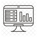 Coputer Desktop Chart Icon