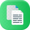 Copy And Paste Documents Text Icon