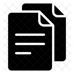 Copy Files Icon - Download in Glyph Style