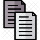 Copy Files Two Documents Copy Document Icon